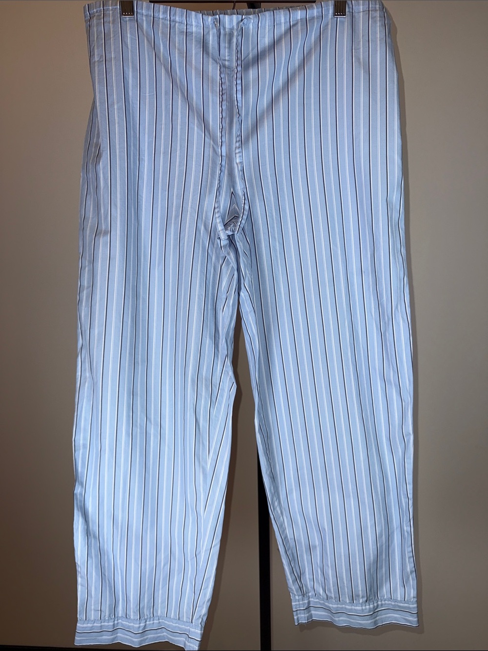 Lauren Ralph Lauren Blue Striped 100% Cotton Pajama Set | Size M - Picture 8 of 13